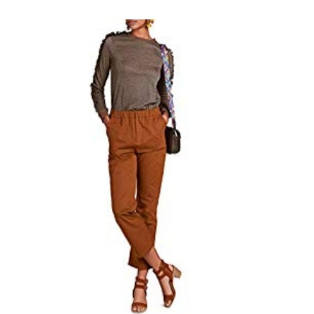 **FREE W/ PURCHASE** Bronze/Gold Ruffle Detail Top